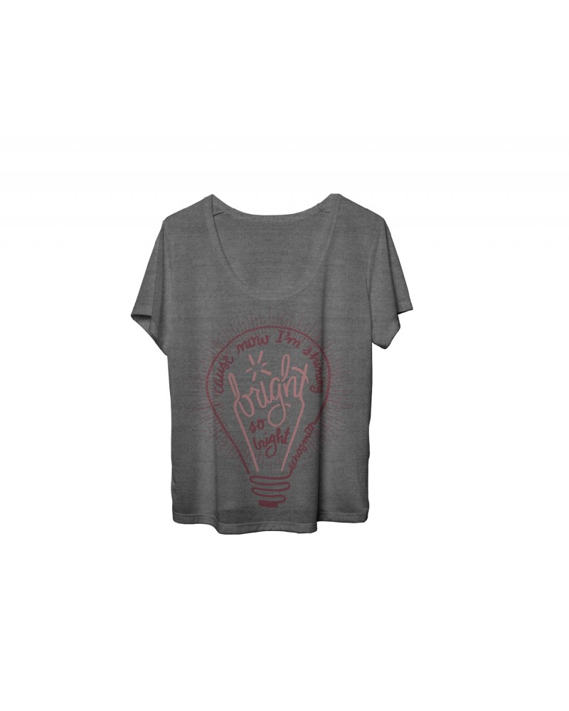 Echosmith Bright Bulb Flowy Boxy Women's T-Shirt $6.43 Shirts