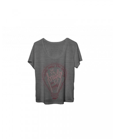 Echosmith Bright Bulb Flowy Boxy Women's T-Shirt $6.43 Shirts