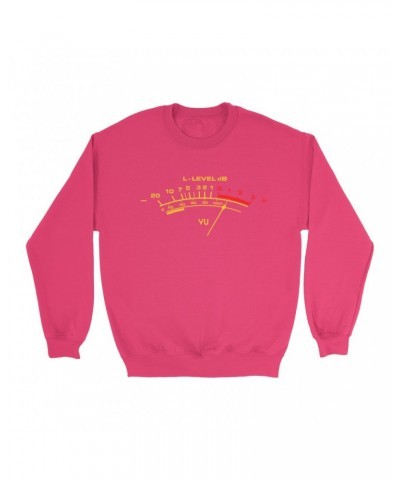 Music Life Colorful Sweatshirt | VU Audio Meter Sweatshirt $6.81 Sweatshirts