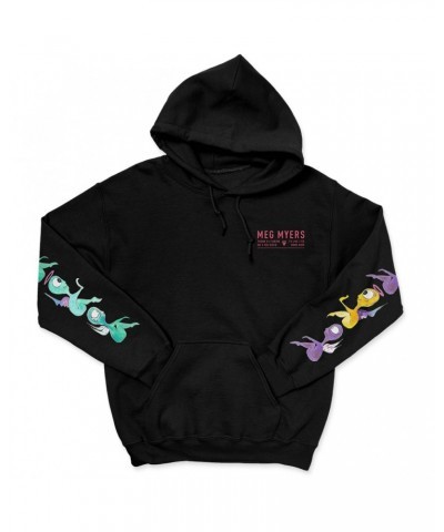 MEG MYERS Illustrations Hoodie (Black) $5.18 Sweatshirts