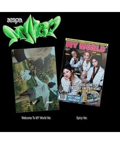 aespa MY WORLD - THE 3RD MINI ALBUM - ZINE VER. CD $14.29 CD