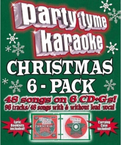 Party Tyme Karaoke Christmas 6-Pack (48+48-song Party Pack) (6 CD) CD $13.30 CD