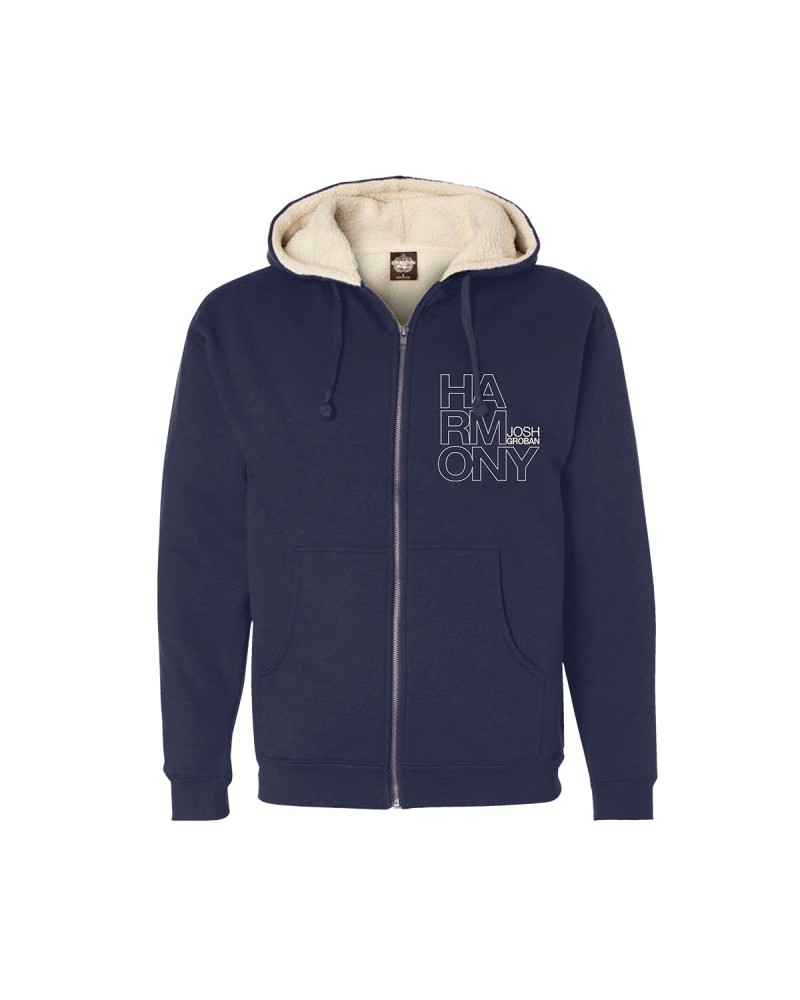 Josh Groban Harmony Zip-Up Hoodie $6.27 Sweatshirts