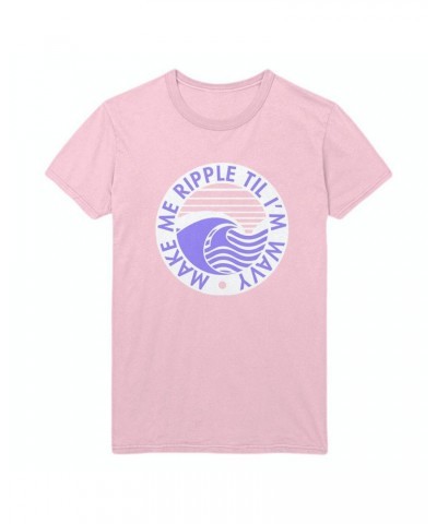 Katy Perry Make Me Ripple Pink Wavy Tee $10.34 Shirts