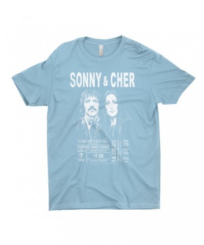 Sonny & Cher T-Shirt | Cleaveland Hall Concert Ticket Stub Shirt $7.49 Shirts