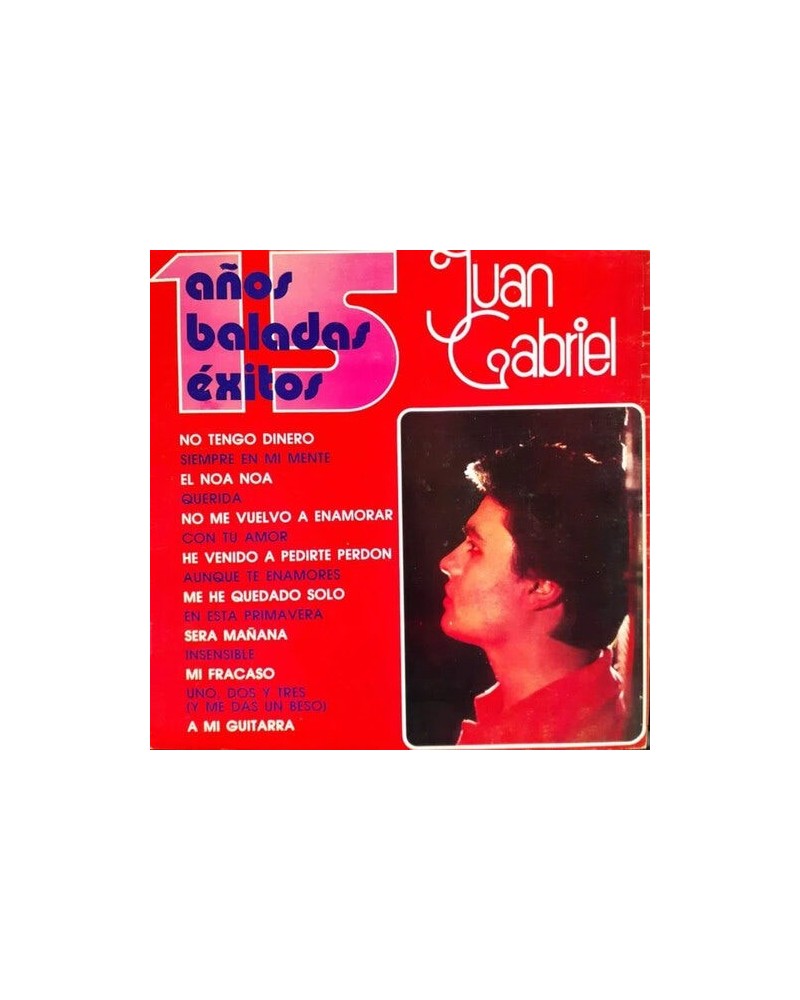 Juan Gabriel 15 ANOS DE BALADAS EXITOS Vinyl Record $7.58 Vinyl