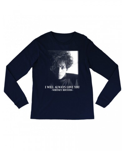 Whitney Houston Long Sleeve Shirt | I Will Always Love You Album Photo Image Shirt $6.99 Shirts