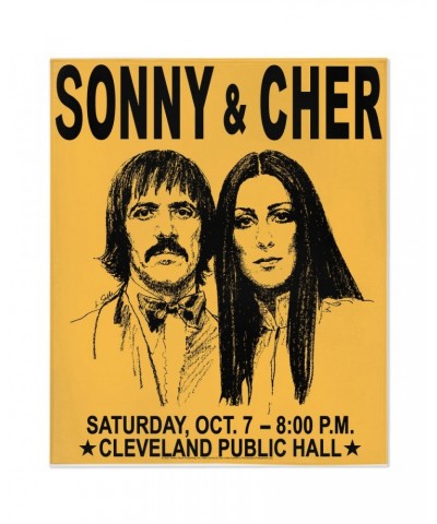 Sonny & Cher Minky Blanket | Cleaveland Hall Concert Poster Blanket $8.67 Blankets