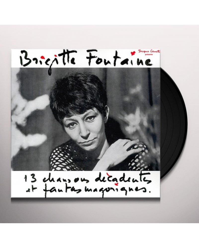 Brigitte Fontaine 13 CHANSONS DECADENTES ET FANTASMAGORIQUES Vinyl Record $6.07 Vinyl