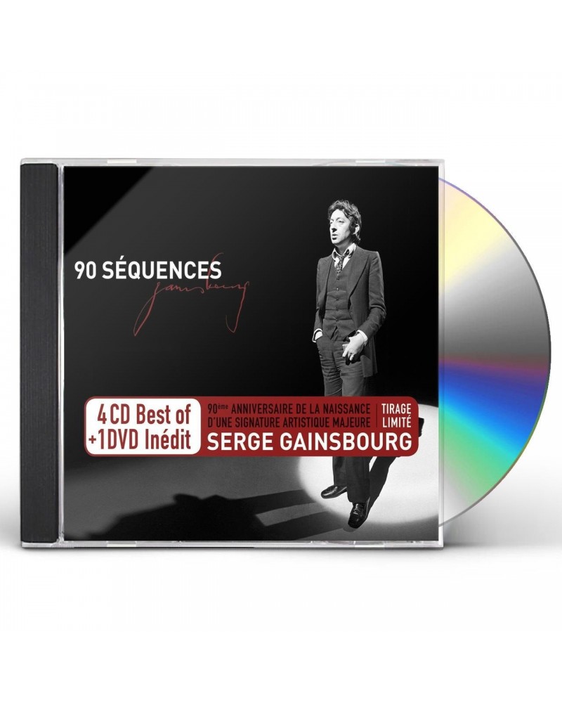 Serge Gainsbourg 90 SEQUENCES CD $12.00 CD