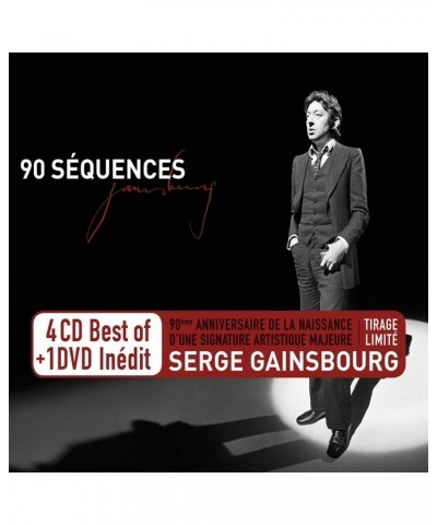 Serge Gainsbourg 90 SEQUENCES CD $12.00 CD