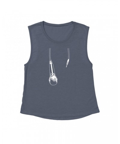 Music Life Muscle Tank | Let The Mic Hang Tank Top $9.67 Shirts