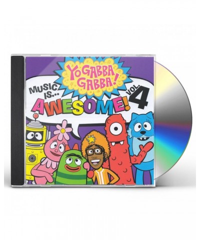 Yo Gabba Gabba Music Is Awesome 4 CD $9.97 CD