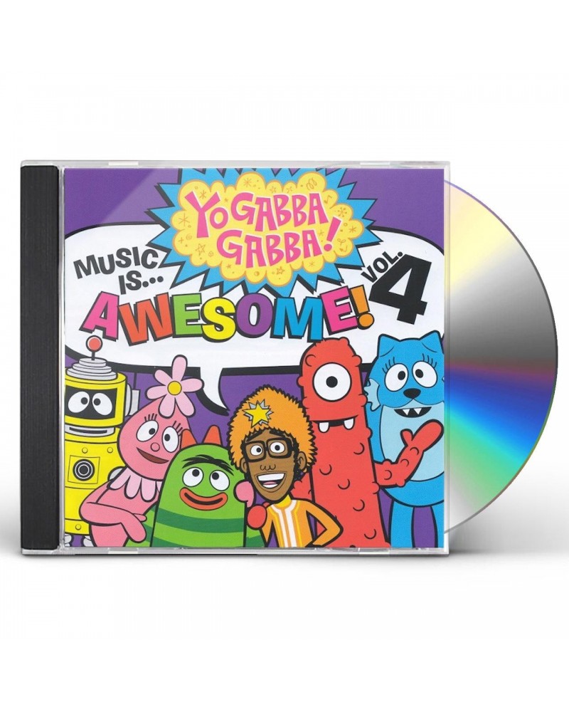 Yo Gabba Gabba Music Is Awesome 4 CD $9.97 CD