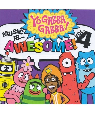 Yo Gabba Gabba Music Is Awesome 4 CD $9.97 CD