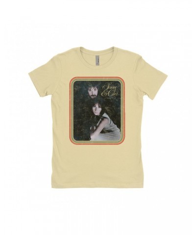Sonny & Cher Ladies' Boyfriend T-Shirt | The Two Of Us Retro Fame And Logo Shirt $6.04 Shirts