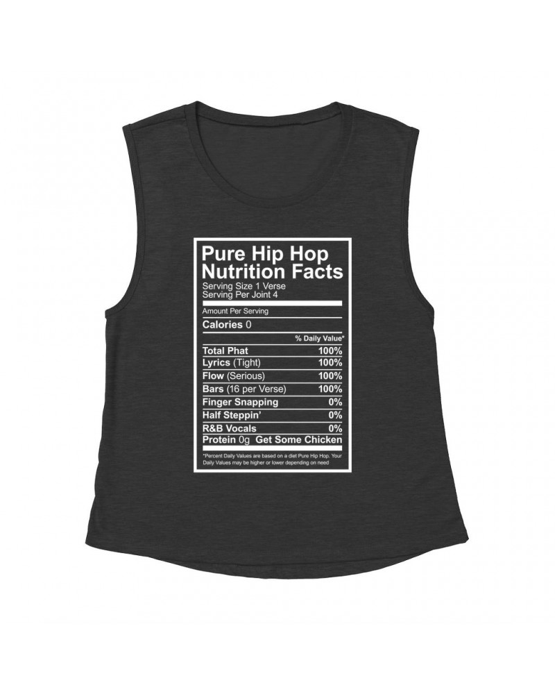 Music Life Muscle Tank | Hip Hop Nutrition Facts Tank Top $7.47 Shirts