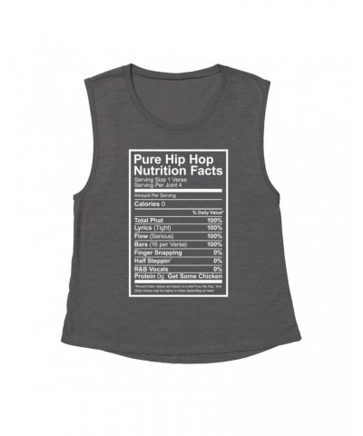 Music Life Muscle Tank | Hip Hop Nutrition Facts Tank Top $7.47 Shirts