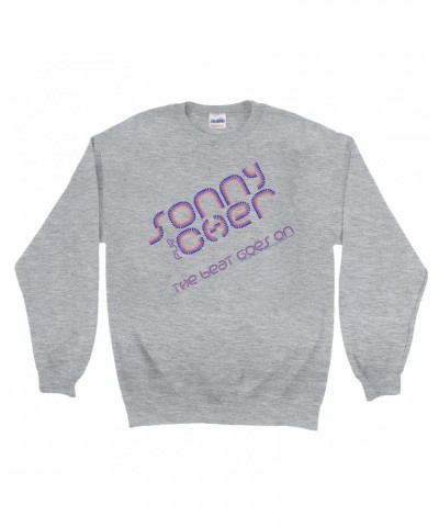 Sonny & Cher Sweatshirt | The Beat Goes On Colorful Logo Sweatshirt $6.00 Sweatshirts