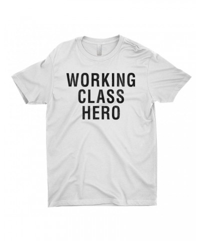 John Lennon T-Shirt | Working Class Hero Worn By Shirt $4.92 Shirts