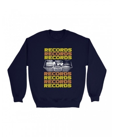 Music Life Sweatshirt | Milk Crate Digger Sweatshirt $7.40 Sweatshirts