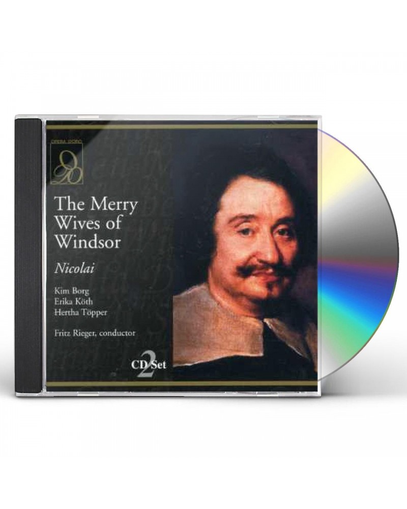 NICOLAI / BORG / KOTH / TOPPER / RIEGER MERRY WIVES OF WINDSOR CD $12.00 CD