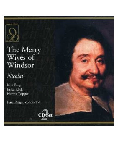 NICOLAI / BORG / KOTH / TOPPER / RIEGER MERRY WIVES OF WINDSOR CD $12.00 CD