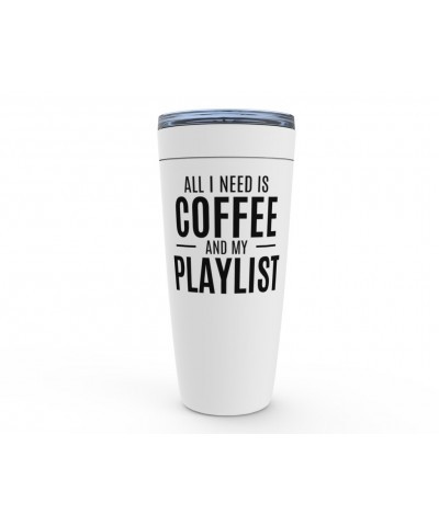 Music Life Viking Tumbler | All I Need Is Coffee & Music Tumbler $8.77 Drinkware