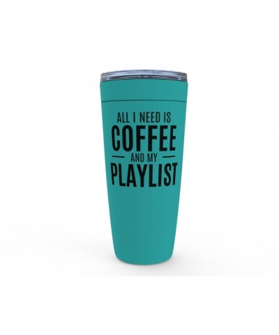 Music Life Viking Tumbler | All I Need Is Coffee & Music Tumbler $8.77 Drinkware