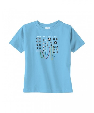 Music Life Toddler T-shirt | Modular Synth Chest Panel Toddler Tee $11.02 Shirts