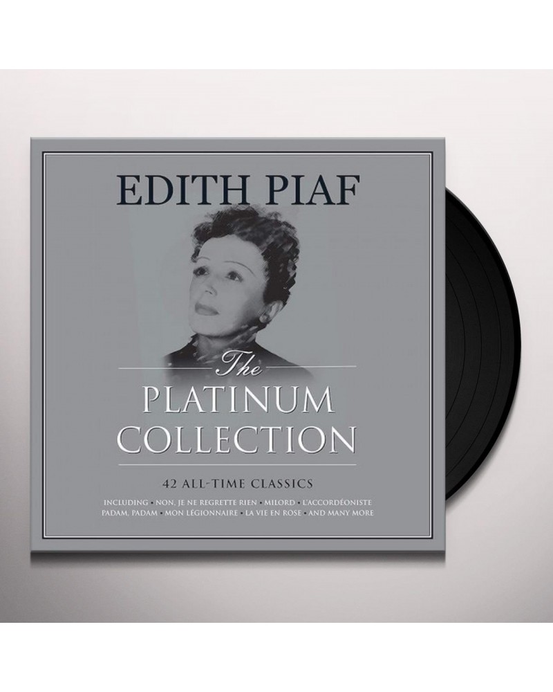 Édith Piaf PLATINUM COLLECTION (WHITE VINYL) Vinyl Record $11.70 Vinyl