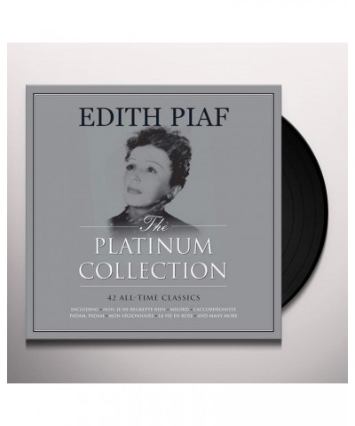 Édith Piaf PLATINUM COLLECTION (WHITE VINYL) Vinyl Record $11.70 Vinyl