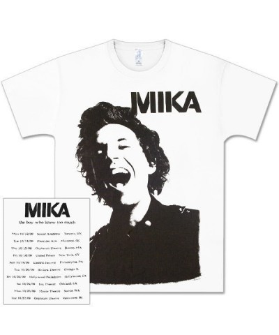 MIKA White Portrait Tee $10.99 Shirts