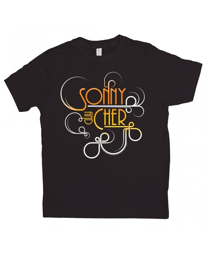 Sonny & Cher Kids T-Shirt | Mod TV Retro Logo Kids Shirt $9.69 Kids