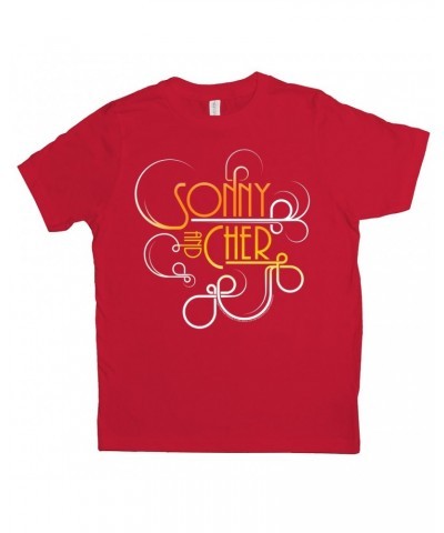 Sonny & Cher Kids T-Shirt | Mod TV Retro Logo Kids Shirt $9.69 Kids