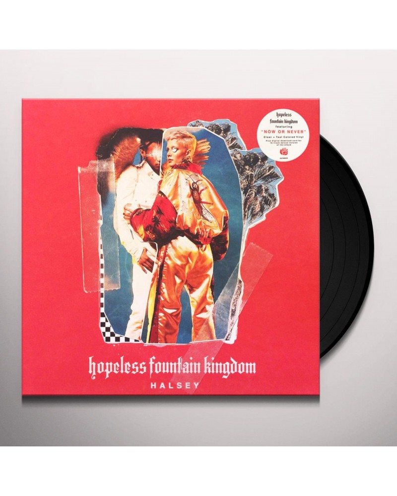 Halsey hopeless fountain kingdom (LP)(Clear w/teal splatter) Vinyl Record $6.28 Vinyl