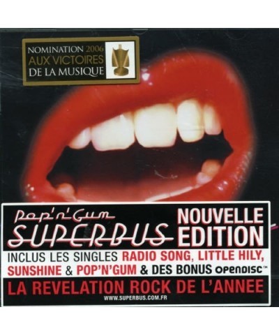 Superbus POP N GUM CD $15.57 CD