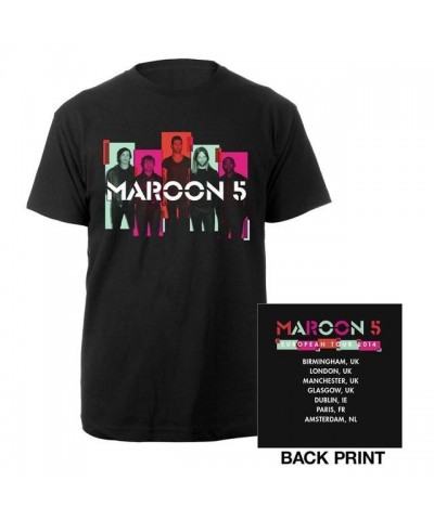 Maroon 5 Photo Blocks 2014 European Tour Tee $7.96 Shirts