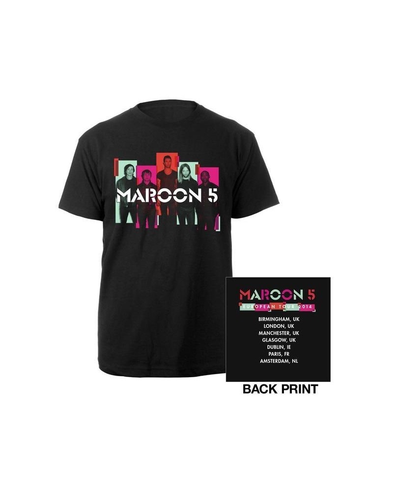 Maroon 5 Photo Blocks 2014 European Tour Tee $7.96 Shirts