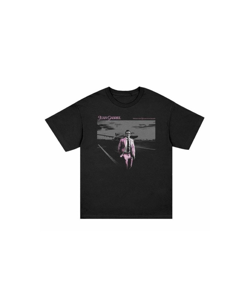Juan Gabriel Escalas Pink On Black T-Shirt $6.97 Shirts