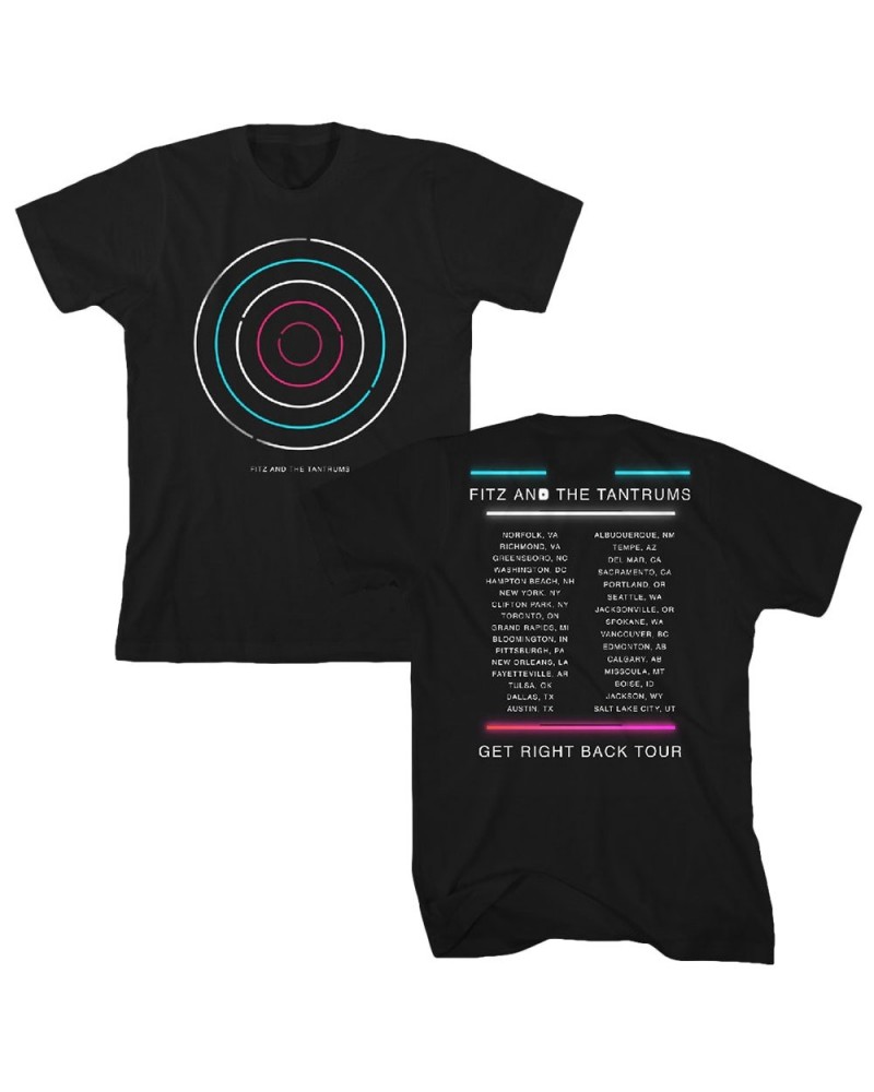Fitz and The Tantrums Neon Target Tour T-Shirt $16.37 Shirts