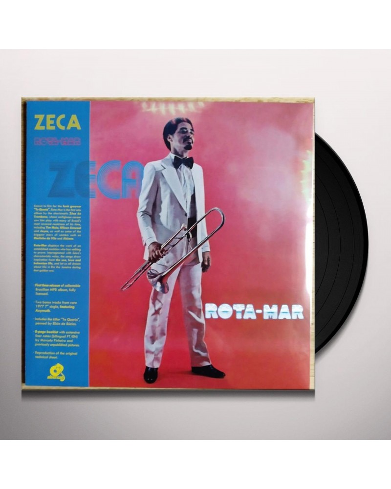 Zeca Do Trombone ROTA-MAR (BOOKLET/BILINGUAL LINER NOTES BY JOURNALIST MARCELO PINHEIRO/UNPUBLISHED PICTURES) Vinyl Record $2...