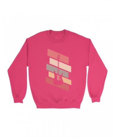 Music Life Colorful Sweatshirt | Guitar Geometry Sweatshirt $9.35 Sweatshirts