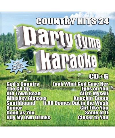 Party Tyme Karaoke COUNTRY HITS 24 (16-SONG CD/G) CD $10.00 CD